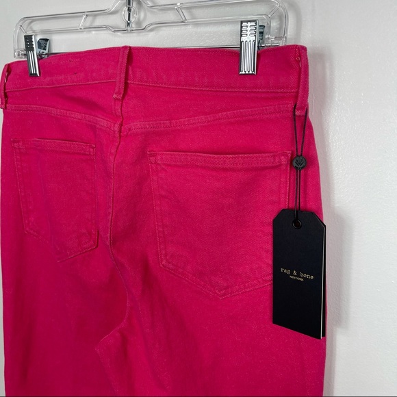 Rag & Bone mid rise straight leg jeans - Picture 6 of 7